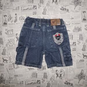 4 - Vintage Y2K PHAT farm 2000s embroider youth baggy jorts